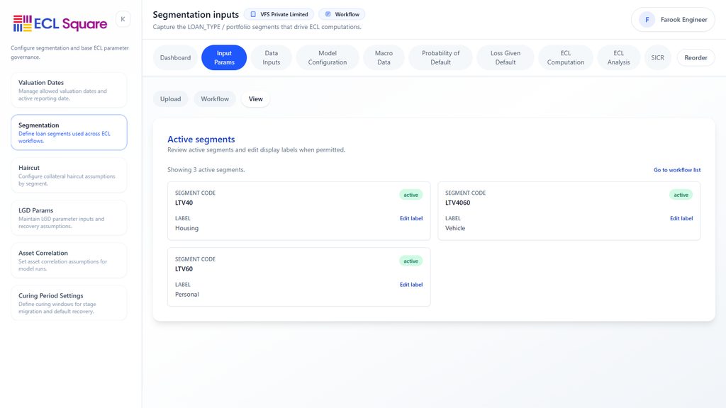Portfolio Scoping and Segmentation